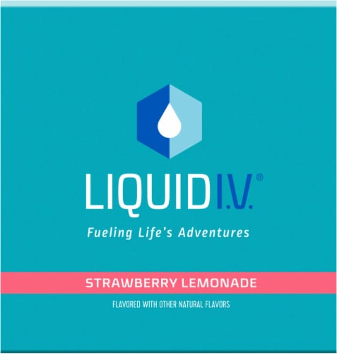 Liquid I.V.® Hydration Multiplier® Drink Mix Packets - Strawberry Lemonade Perspective: top