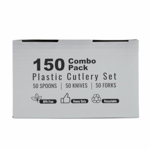 Table's Best™ Plastic Cutlery Set Perspective: top