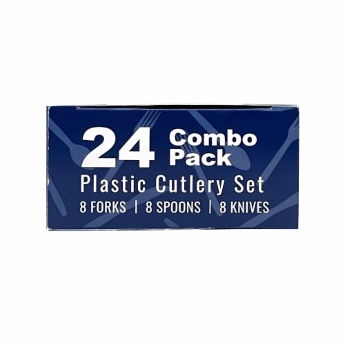Table's Best™ Plastic Cutlery Set - Gold Perspective: top