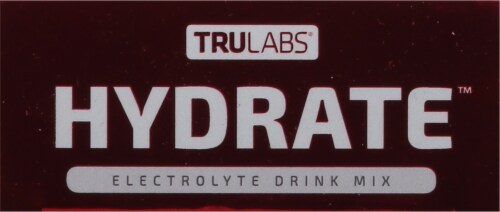 TruLabs® Hydrate™ Strawberry Lemonade Electrolyte Drink Mix Perspective: top