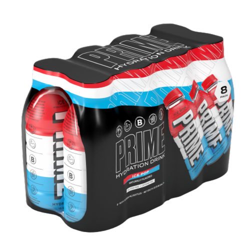 Prime Ice Pop Hydration Drink Perspective: top
