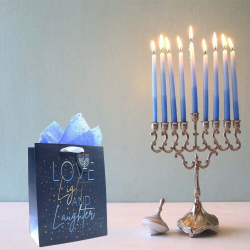 Hannukah Cub Holiday Christmas Christmas Gift Bag - Design #1 Perspective: top