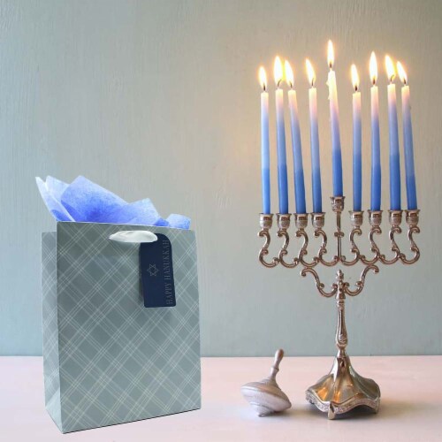 Hannukah Cub Holiday Christmas Christmas Gift Bag - Design #2 Perspective: top