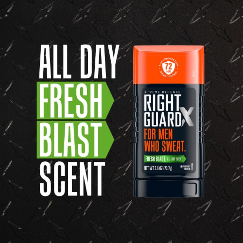 Right Guard® Xtreme Defense™ Fresh Blast® Invisible Deodorant Perspective: top