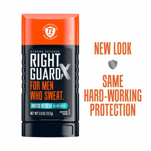 Right Guard® Xtreme Defense™ Arctic Refresh® Deodorant Perspective: top