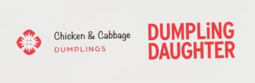 Dumpling Daughter Chicken & Cabbage Frozen Dumplings Perspective: top