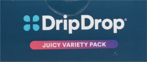 DripDrop® Juicy Fast Hydration Electrolyte Drink Mix Variety Pack Perspective: top