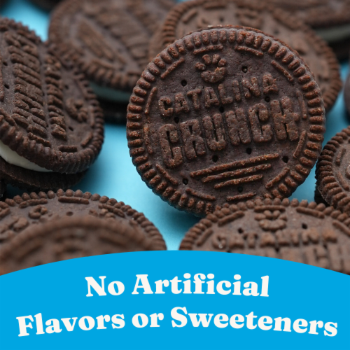 Catalina Crunch® Chocolate Vanilla Cookies Perspective: top