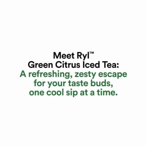 The Ryl Co.™ Green Citrus Antioxidant Blend Iced Tea With Benefits Perspective: top