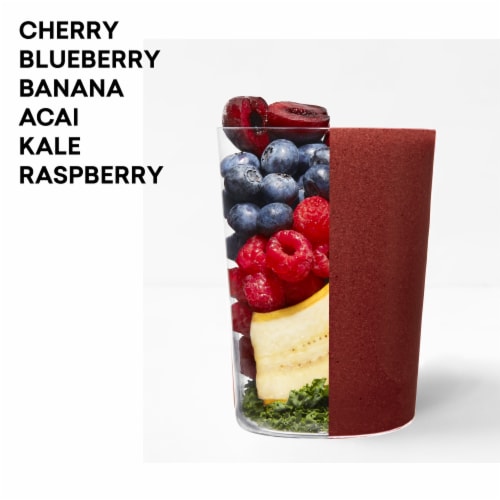 Daily Harvest Acai + Cherry Smoothie Perspective: top