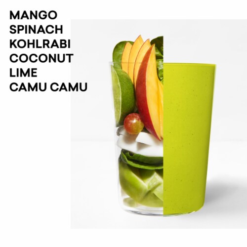 Daily Harvest Mango + Greens Smoothie Perspective: top