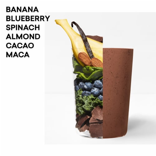 Daily Harvest Blueberry + Cacao Smoothie Perspective: top