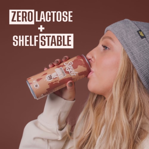 Spylt Caffeinated Chocolate Milk Can Perspective: top
