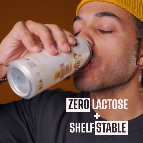 Spylt Caffeinated Vanilla Milkshake Protein Drink Perspective: top