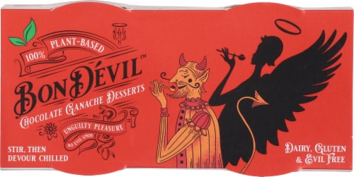 Bon Devil™ Plant Based Chocolate Ganache Perspective: top