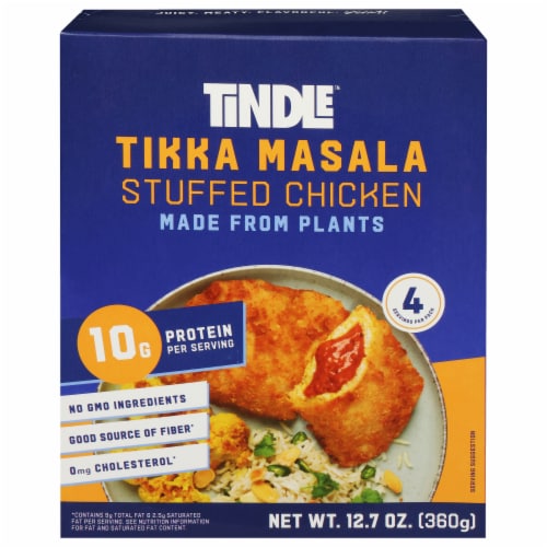 Tindle™ Tikka Masala Stuffed Chicken Made From Plants Perspective: top