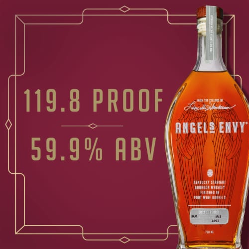 Angel's Envy Cask Strength Bourbon Perspective: top