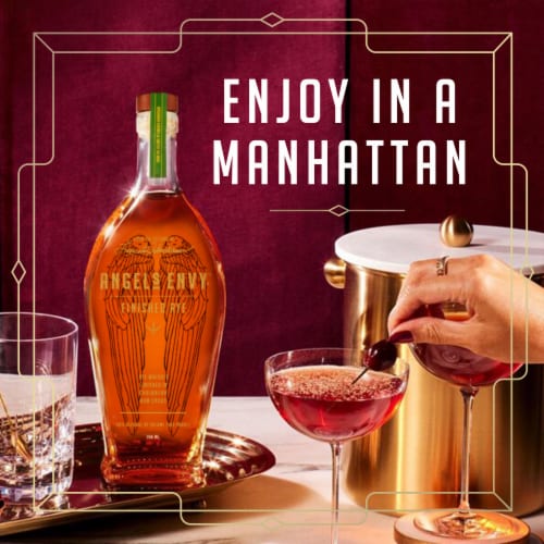 ANGEL'S ENVY® Finished Rye Whiskey Perspective: top