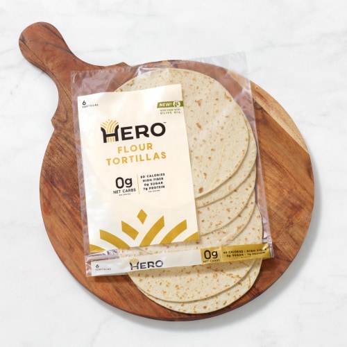 Hero™ Flour Tortillas Perspective: top