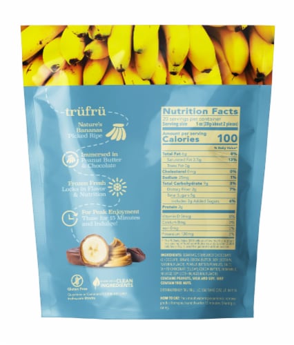 Tru Fru Nature's Bananas Hyper-Chilled in Peanut Butter & Dark Chocolate Perspective: top