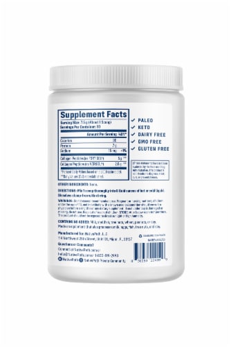 NativePath Joint Health Collagen Peptides with Fortigel and Verisol, 225 g, 7.9 oz, 30 Servin Perspective: top