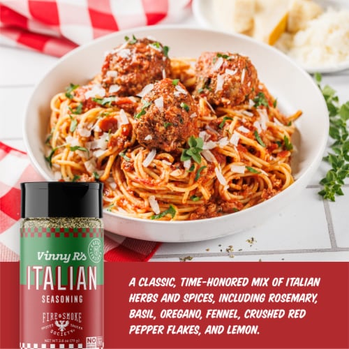 Fire & Smoke Society® Vinny R's Italian Seasoning Perspective: top