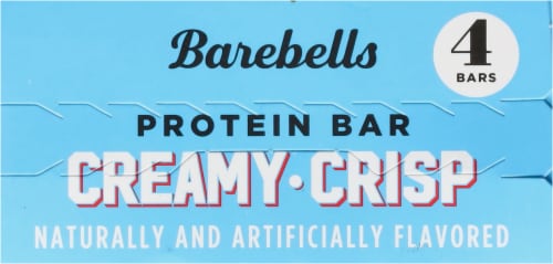 Barebells Creamy Crisp Protein Bars Perspective: top
