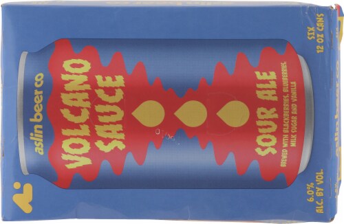 Aslin Beer Co Volcano Sauce Sour Ale Perspective: top