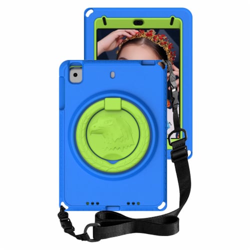 AMPD Children's iPad 10th Gen 10.6" Case/Holster/Screen Protector - Blue Perspective: top