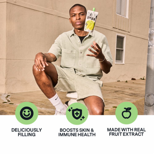 Dally™ Zero-Sugar Apple Gel Fruit Snack Pouch Perspective: top