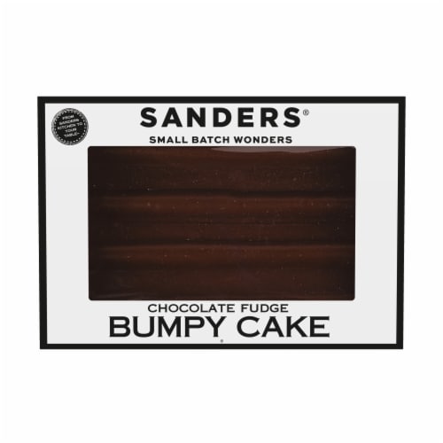 Sanders® Chocolate Bumpy® Party Cake Perspective: top