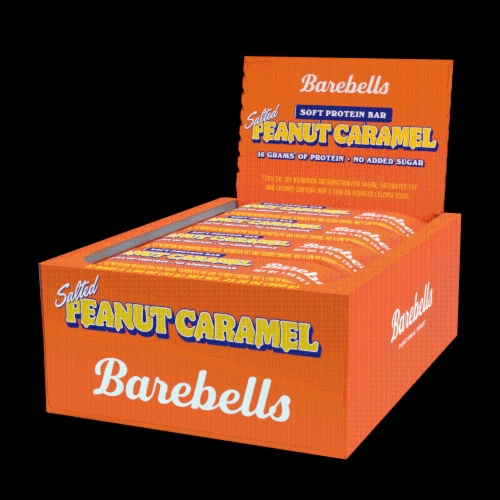 Barebells Soft Salted Peanut Caramel Protein Bars Perspective: top