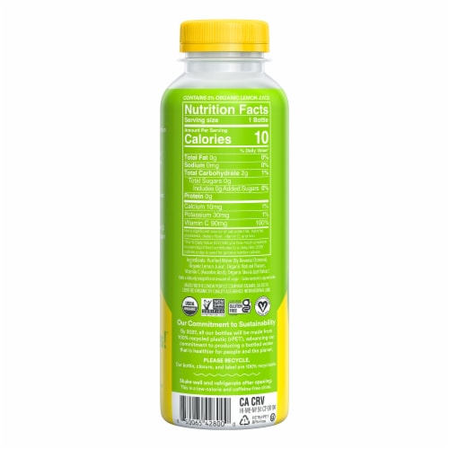Lemon Perfect Lime Organic Lemon Water Perspective: top