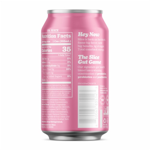 Slice Strawberry Healthy Soda Perspective: top