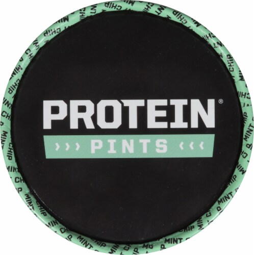 Protein® Pints Mint Chip Ice Cream Pint Perspective: top