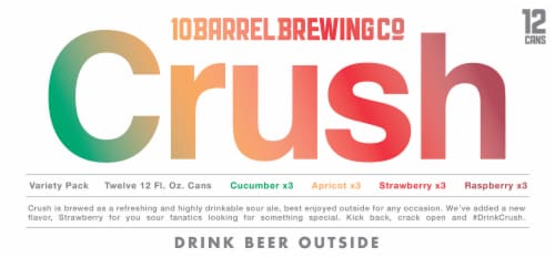 10 Barrel Brewing Crush Variety Pack Perspective: top