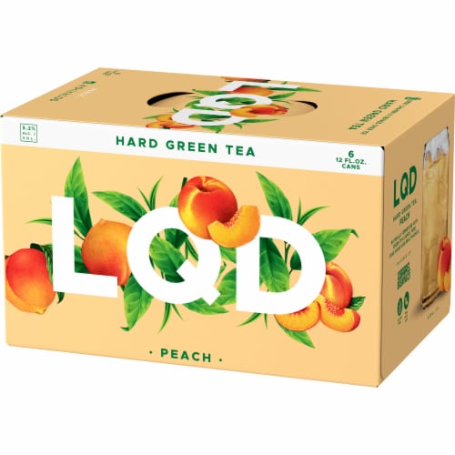 LQD Creative Liquids Peach Hard Green Tea Perspective: top