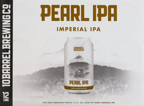 10 Barrel Brewing Pearl IPA Beer Perspective: top