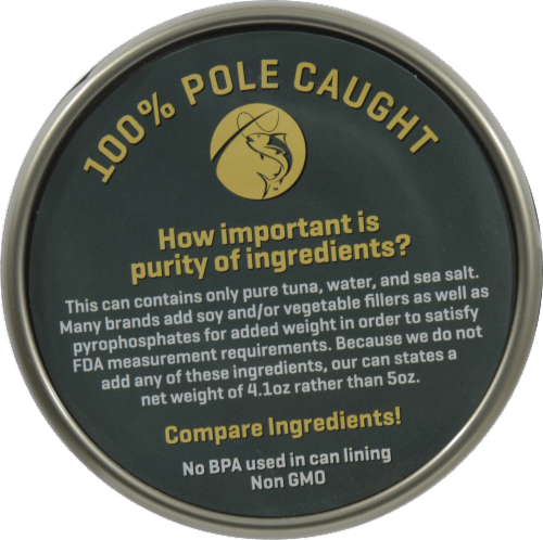 Sustainable Seas Solid Light Tuna Perspective: top