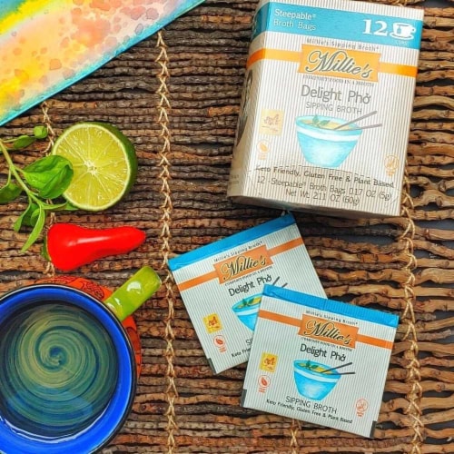 Millie's Delight Pho Sipping Broth - 36 Count Perspective: top