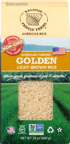 Ralston Family Farms™ Golden Light-Brown Rice Perspective: top