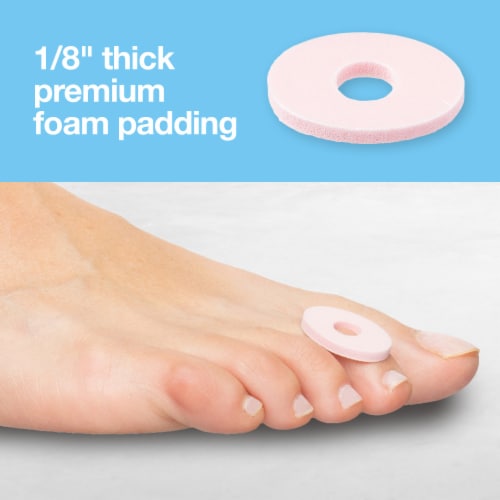 ZenToes Corn Cushions Waterproof Toe and Feet Treatment Pads (72 Count) Perspective: top