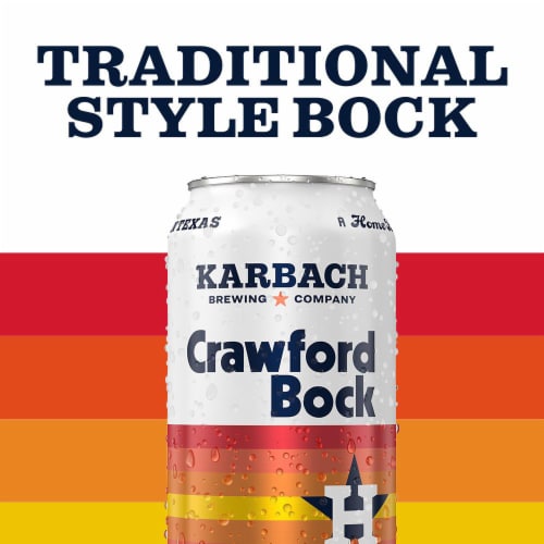 Karbach Brewing Company Crawford Bock Beer Perspective: top