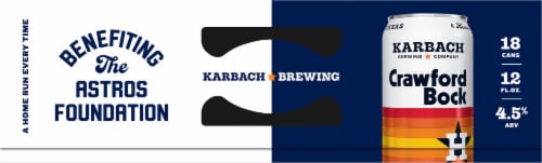 Karbach Brewing Company Crawford Bock Beer Perspective: top