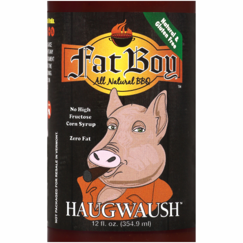 Fat Boy Haugwaush BBQ Sauce Perspective: top