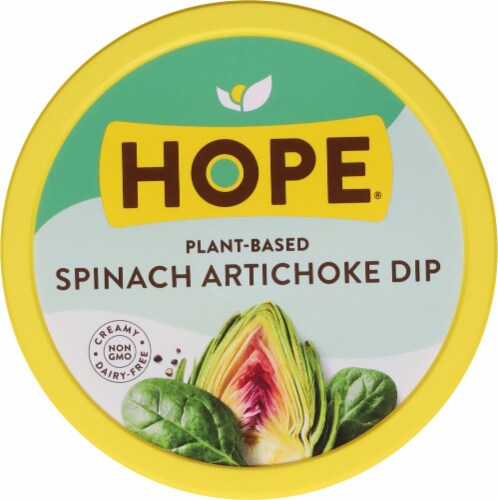 Hope® Spinach Artichoke Cashew & Almond Nut Dip 8 oz Perspective: top