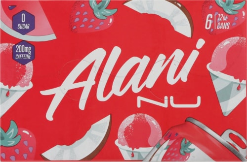 Alani NU Hawaiian Shaved Ice Energy Drink Perspective: top