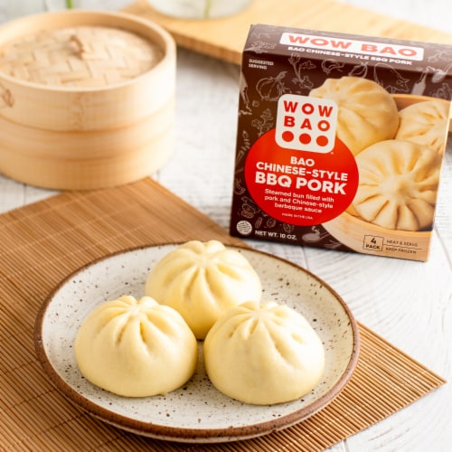 Chinese-Style BBQ Pork Bao Perspective: top