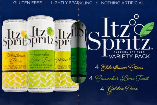 Itz Spritz Alcohol Spritzer Ready to Drink Cocktail Variety Pack Perspective: top