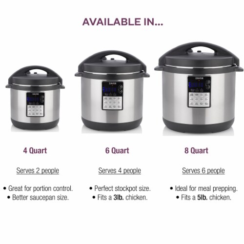 Zavor LUX LCD Multicooker, Pressure Cooker, Rice, Yogurt and Slow Cooker 